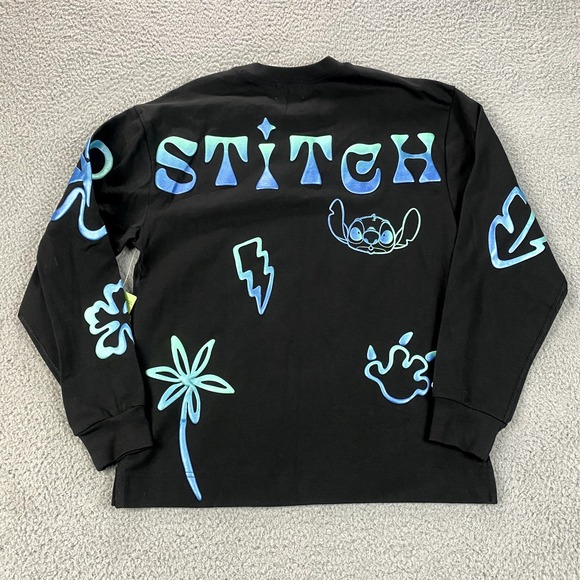 SPIRIT JERSEY Other - NWT Stitch Spirit Jersey XS Black 626 Celebration Crew Long Sleeve WDW Disney